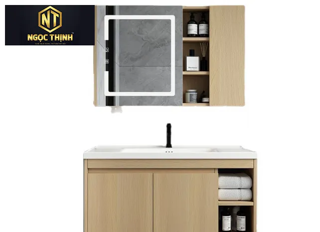Xưởng Nội Thất Ngọc Thịnh Long Thành - Bình Dương - Tủ lavabo nhà tắm - TLNT11